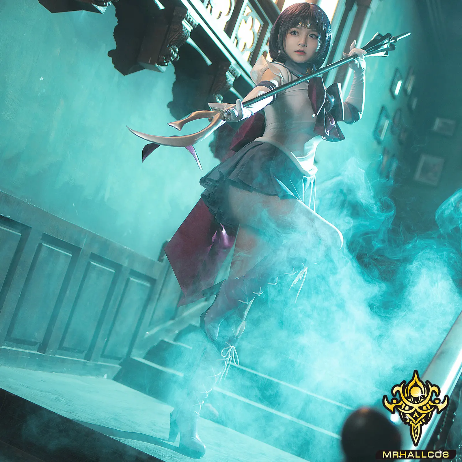 Аниме Косплей MRHALLCOS Сейлор Мун Сатурн Хотару Томоэ супер платье наряды костюм