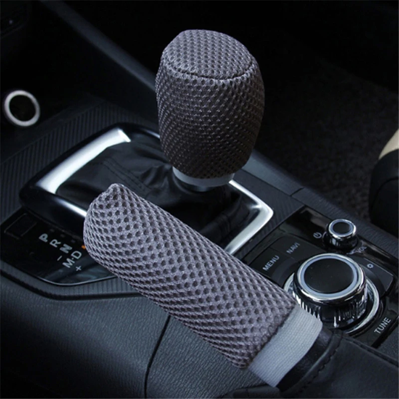 

New Gear Shift Knob Cover Car Universal Handbrake Grip Handle Covers Antiskid Protect Interior Auto Accessories Slip Sleeve Car