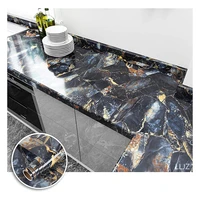 sapphire look marble contact paper waterproof self adhesive marble wallpaper peel and stick countertops for kitchen island