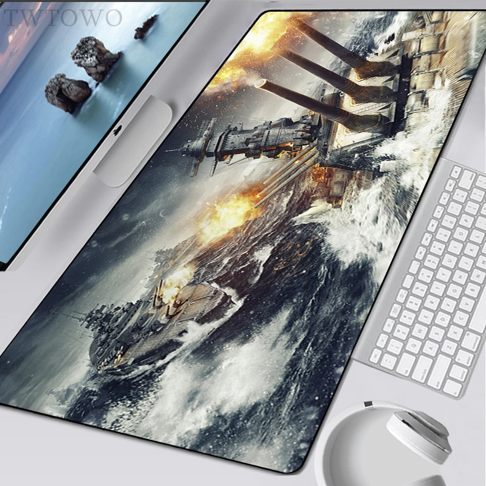 

World of Warships Mouse Pad Gamer HD Large Computer Home MousePads Mouse Mat Natural Rubber Carpet Anti-slip Mouse Mat Mice Pad