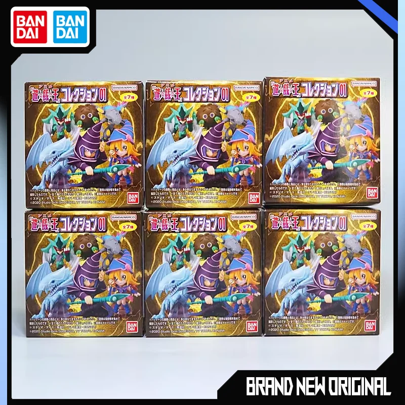 Фото Фигурки героев BANDAI YuGiOh, модель, голубые глаза, белый дракон, Kuriboh, стихийный герой, птичья кассапон, оригинальная игрушка №1