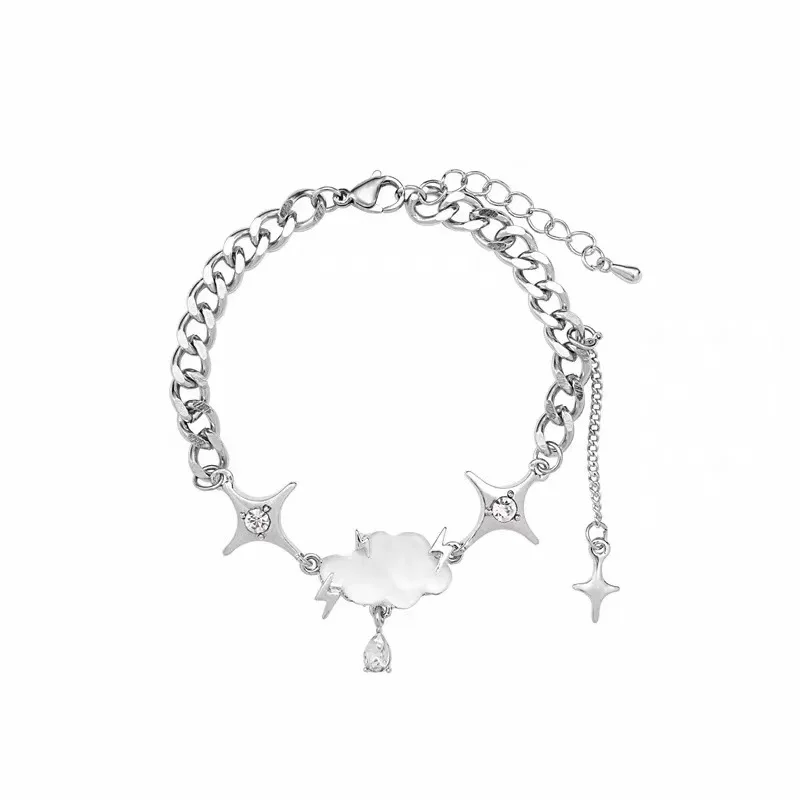 

Frosted Cloud Star Awn Necklace, Simple And Niche Design, Collarbone Chain INS, Cool Wind, High Sense Necklace, Female