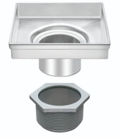 accept oem square drain cover hair catcher stainless steel 304 or 316 strainer bathroom drainage