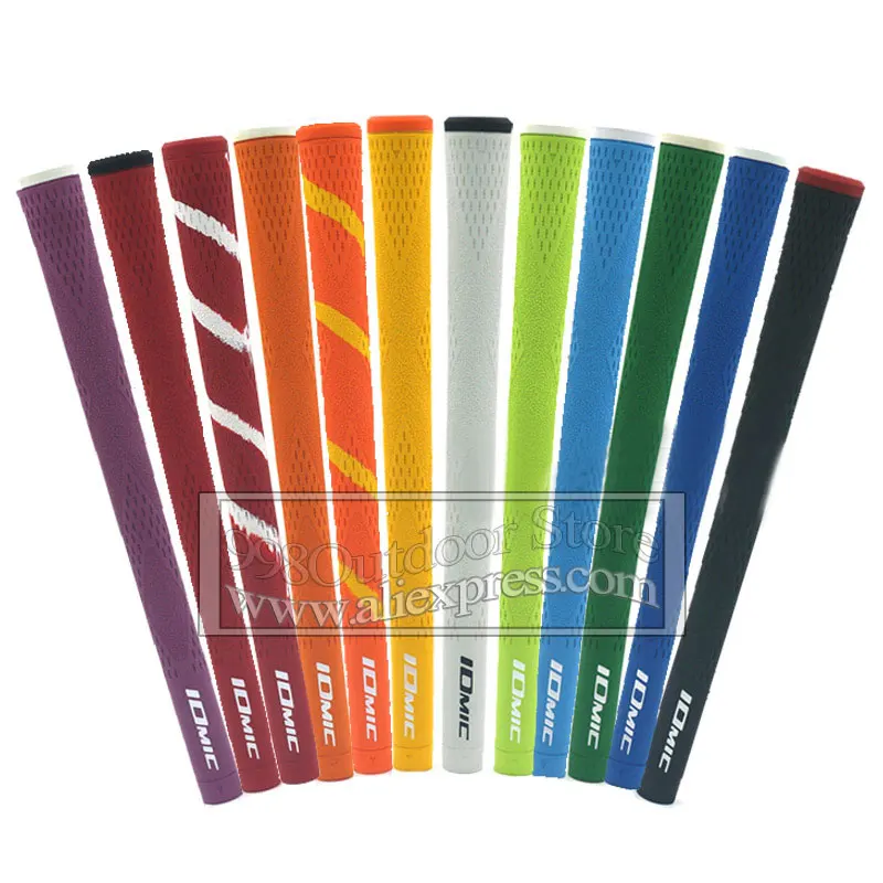 New Irons Grips High Quality Rubber IOMIC  Golf Grips Mixed Color 20 pcs/Lot Unisex Golf Wood  Driver Clubs