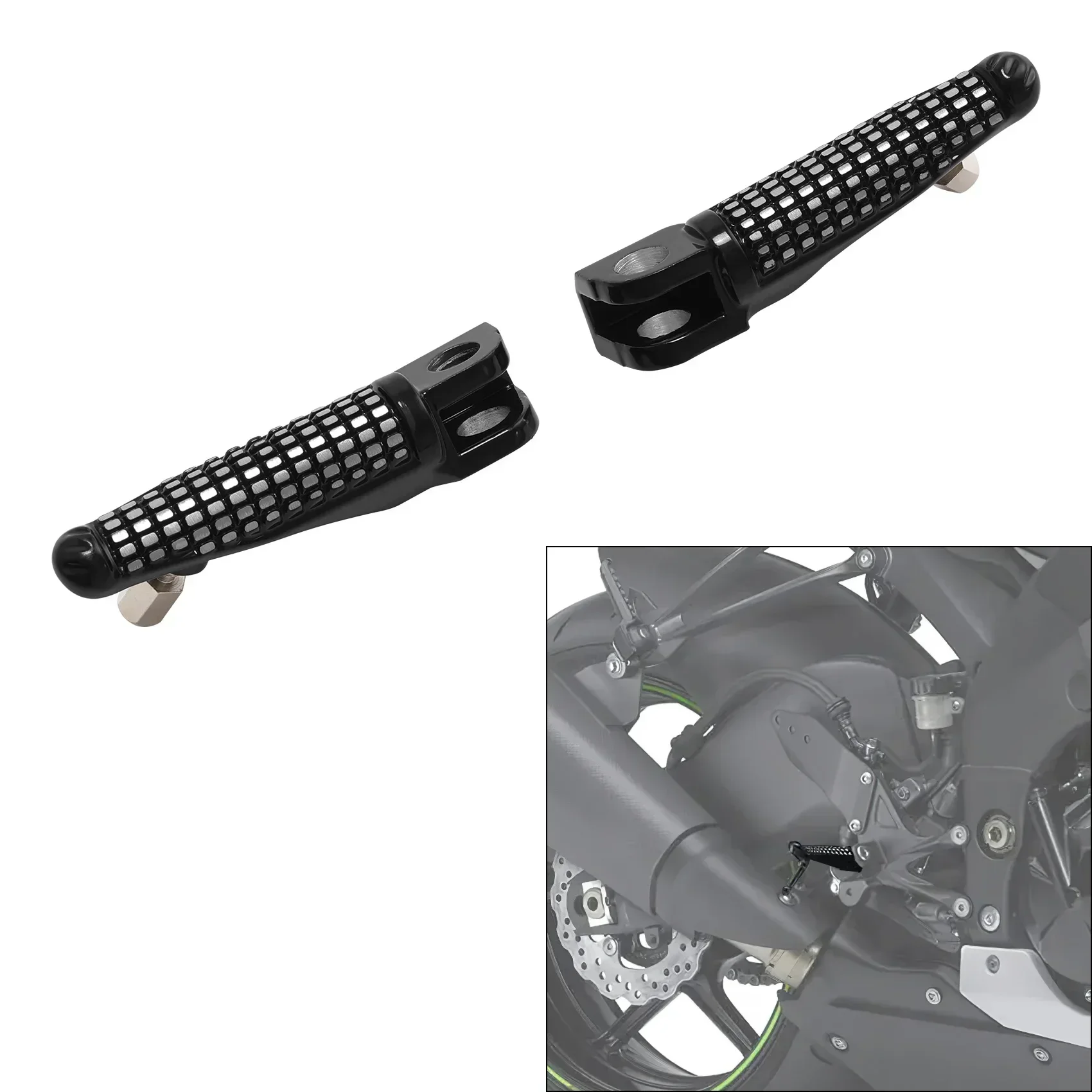 Передние Подножки подножки для Kawasaki Ninja ZX-6R ZX9R ZX10R Z1000 Z800 Z H2 Запчасти мотоциклов