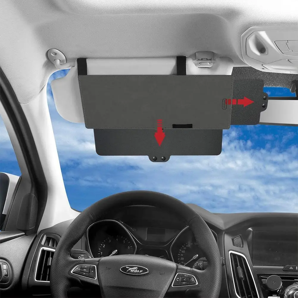 

Car Sun Visor Extender Anti-glare Sun Blocker Car Window Sunshade And UV Rays Blocker Sun Visor Cars Accessories Dropship