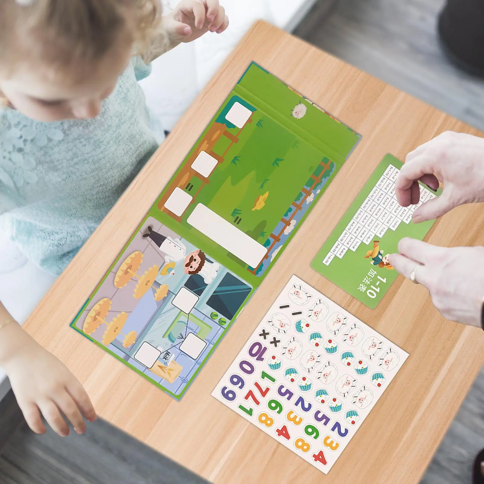 

Numbers Decomposition Math Toys Preschool Manipulatives Kids Math Arithmetic Game for Game Role Play Activities Travel Teaching