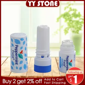 Тайский мятный баллон контейнеры для носовых ингаляторов, для обновления мозга, для лечения усталости, заложенный для носа, для лечения ринитов, аспиратор для носа