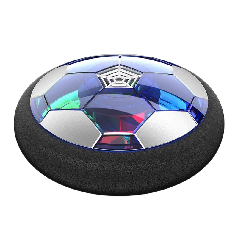

СВЕТОДИОДНЫЙ футбольный мяч с зарядкой от USB, электрическая воздушная подушка, светящаяся детская игрушка для отдыха в помещении, подходит для искусственных предметов