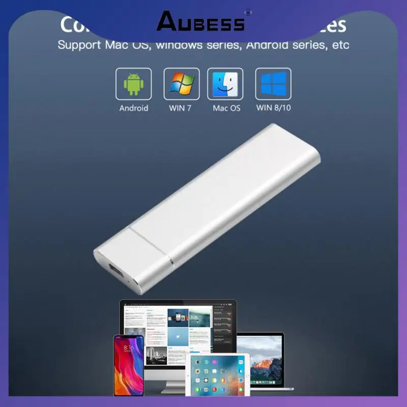 

Aluminum Alloy Ssd Solid Hard Disk Box Compatible Mobile Hard Disk Box Dissipates Heat Quickly Light External Storage Box Small