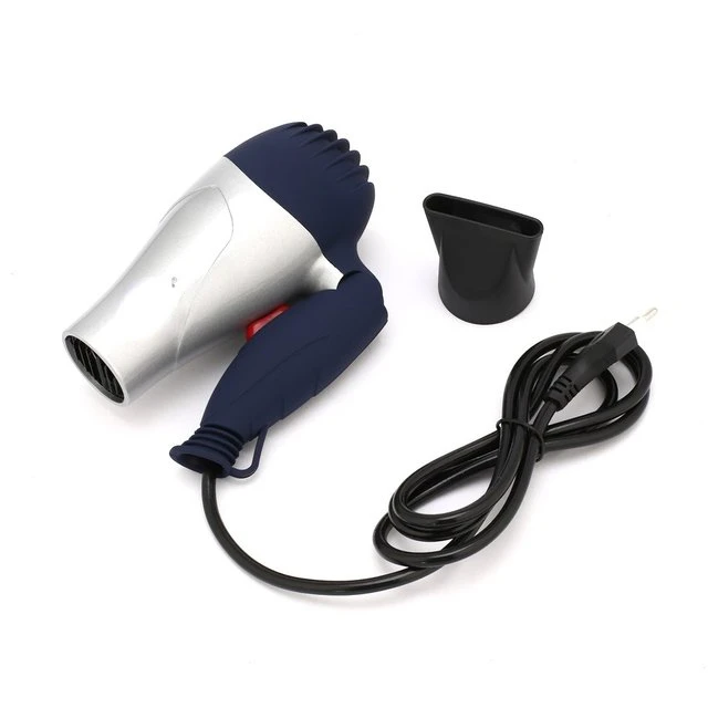 Portable Foldable Handle Compact 1500W Hair Dryer Blow Dryer Hot Wind Low Noise Long Life Outdoor Travel Styling Accessory