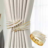 1pc curtain tieback bling broken drill bandage accessories curtains holder buckle tie rope home decorative