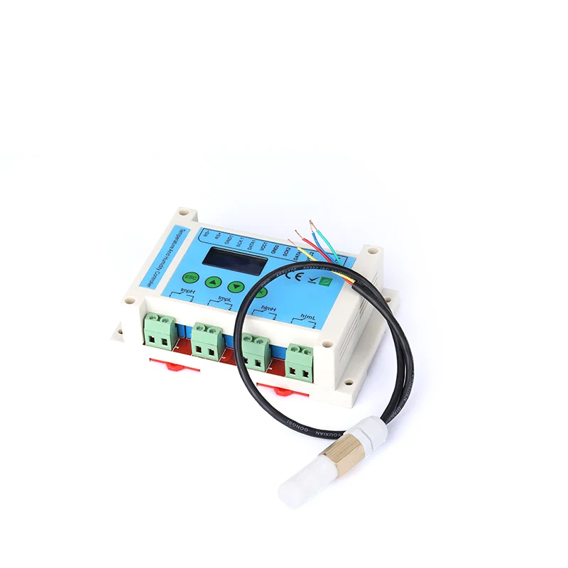 

High Sensitive Smart Temperature Humidity Controller 1CH RS485 4CH Relay Output For Greenhouse Database