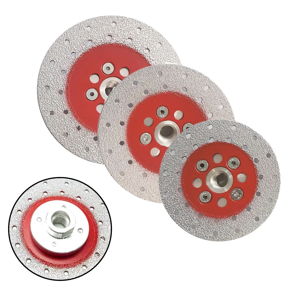 

M14 Double Sided Brazed Diamond Coated Grinding Disc Cutting Wheel 100/115/125mm For Angle Grinders Tool Accessories