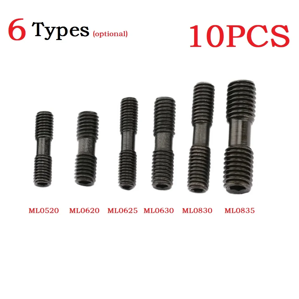Зажимной винт 10 шт. Винты с двойной головкой ML0520 ML0620 ML0625 для токарного станка ЧПУ