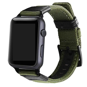 Ремешок нейлоновый спортивный для Apple Watch Band 40 мм 44 мм, сменный Браслет для iWatch series 6 se 5 4 3 2 1, Холщовый