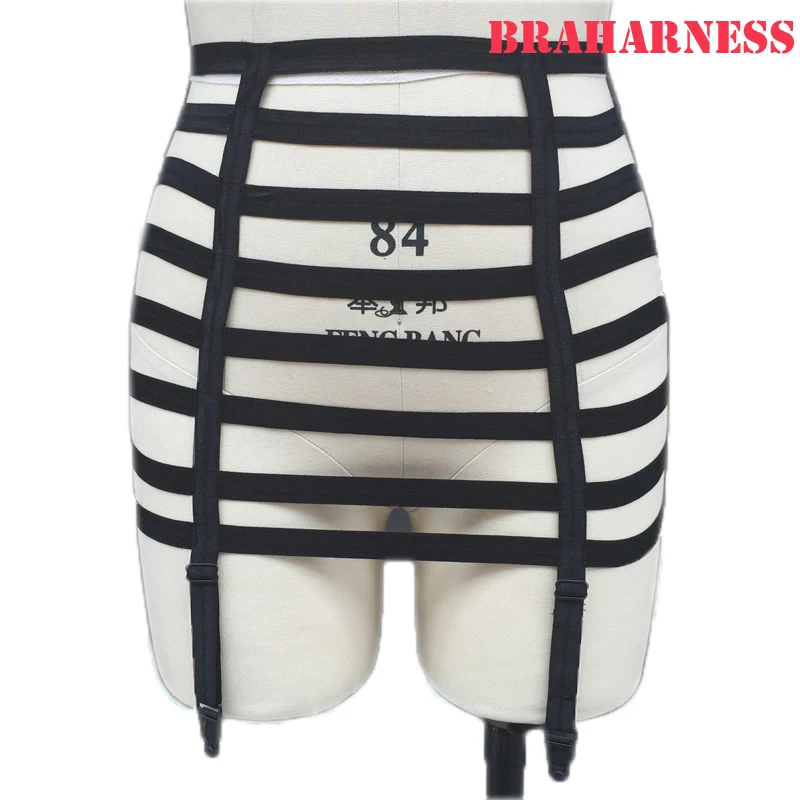 

Sexy Body Bondage Stud Garters Belt Leg Ring Harajuku Women Abdominal Bandage Suspender Harness Adjustable Waist Belt