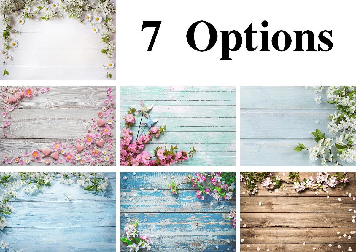 

Mehofoto Photography Background Floral Wooden Floor Food Pet Newborn Portrait Children Birthday Decoration Backdrop Photo Studio