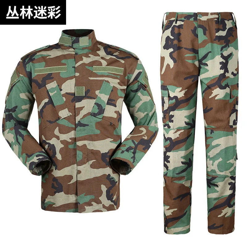

ACU Camouflage Training Uniform CP Mens Real CS Tactical Special Forces Training Uniform Camo Military Uniform