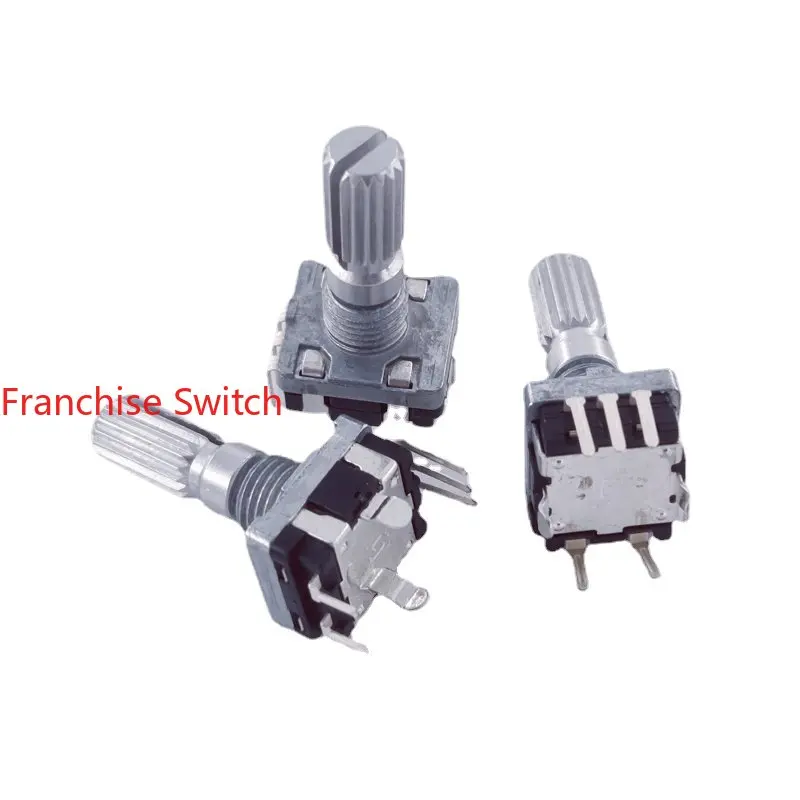 

5PCS EC11 Encoder 20Position With Switch 20 Spindle Metal Knob Original