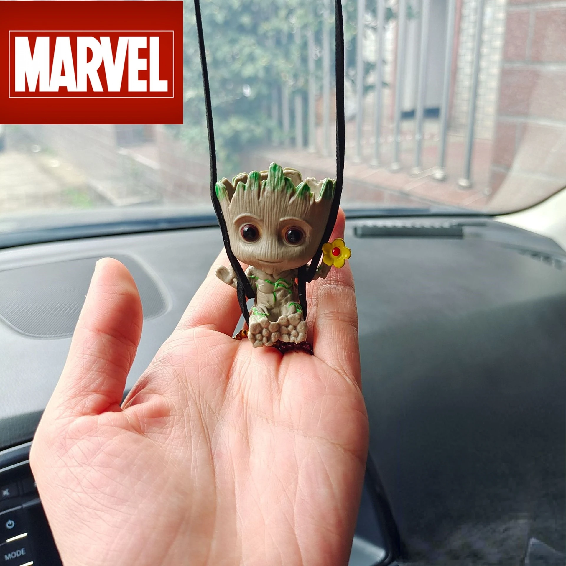 

Marvel Avengers Mini Toys Action Figure Tree Man Groot Guardians of The Galaxy Groot Deadpool Car Perfume Decoration Kids Gift