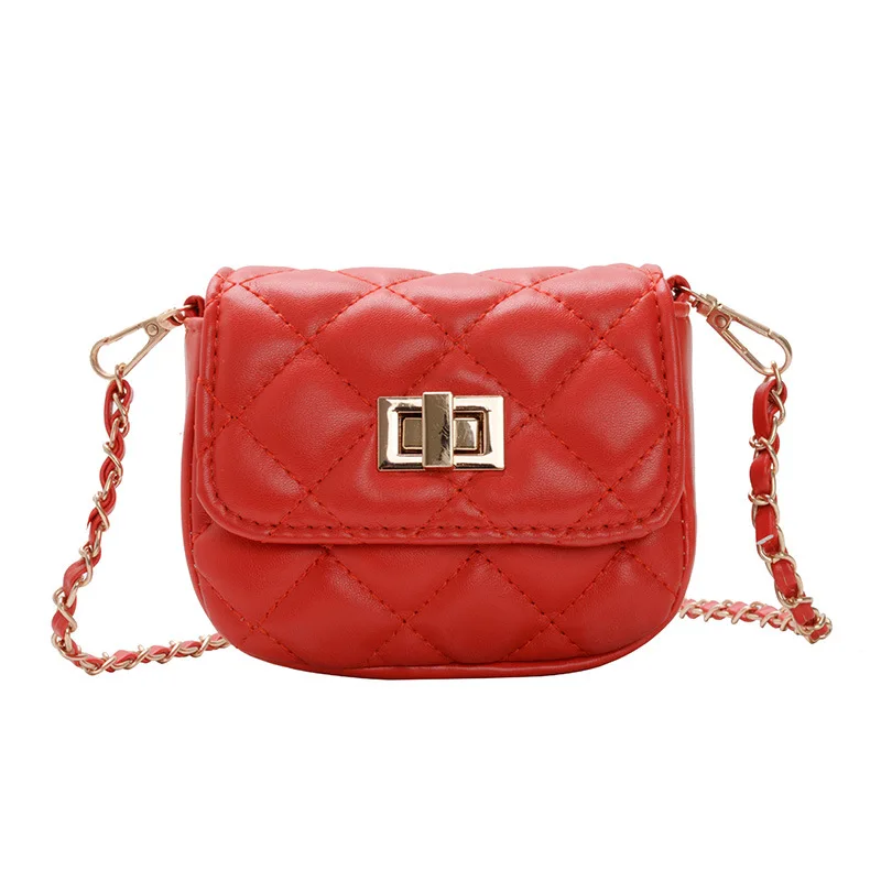 Mini Crossbody Bags for Children Fashion Designer Branded Coin Purses and Handbags Pu Leather Shoulder Messenger Bag