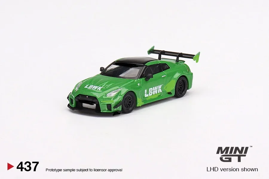 МОДЕЛИ TSM MINIGT # 437 1:64 NISSAN 35GT-RR Ver 2 LB-Silhouette WORKS GT Литая под давлением модель гоночного