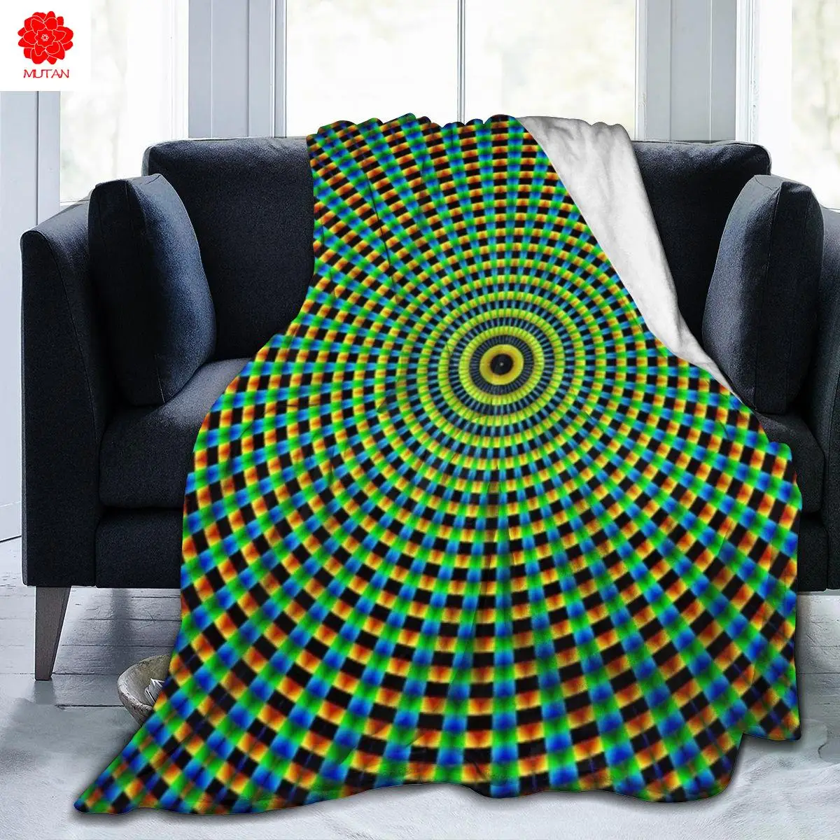

New 3D Personality Printed Flannel Blanket Sheet Bedding Soft Blanket Bed Cover Home Textile DecorationAbstract