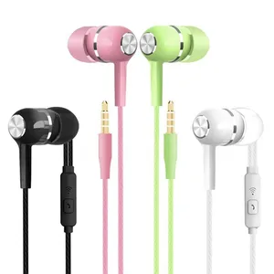 in ear wired headphones bass stereo headsets sports earbuds music earphones with microphone for type c port 3 5mm headphone free global shipping
