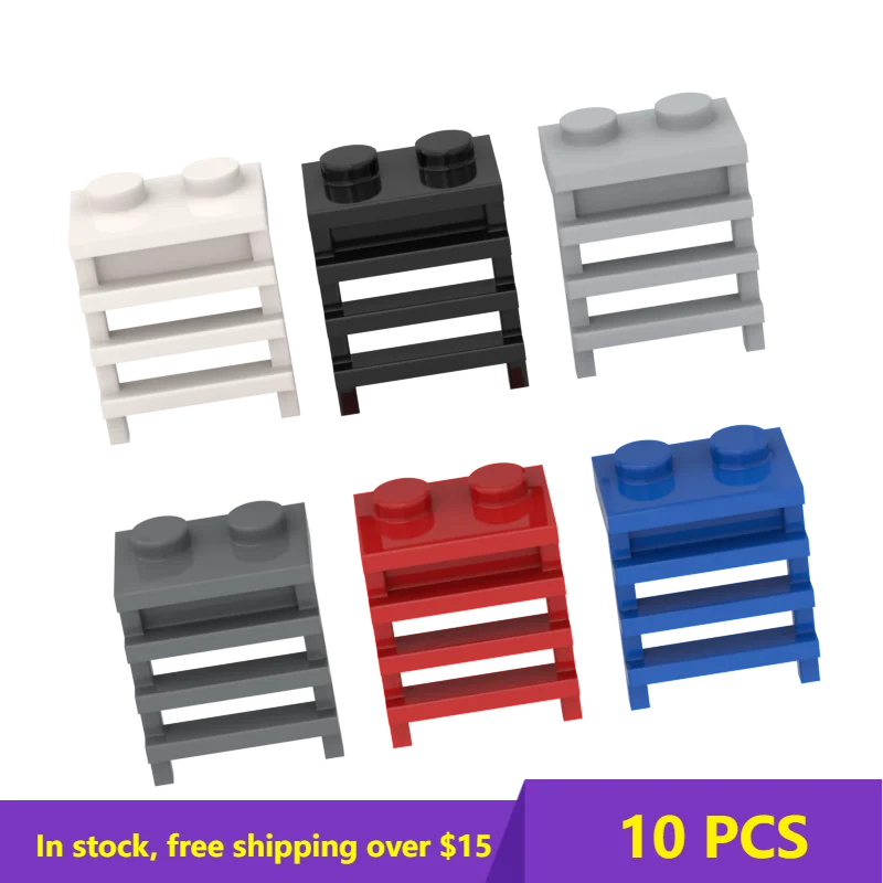 

10PCS MOC Bricks Compatible Assembles Particles 4175 1x2 for Building Blocks DIY Educational High-Tech Spare Toys