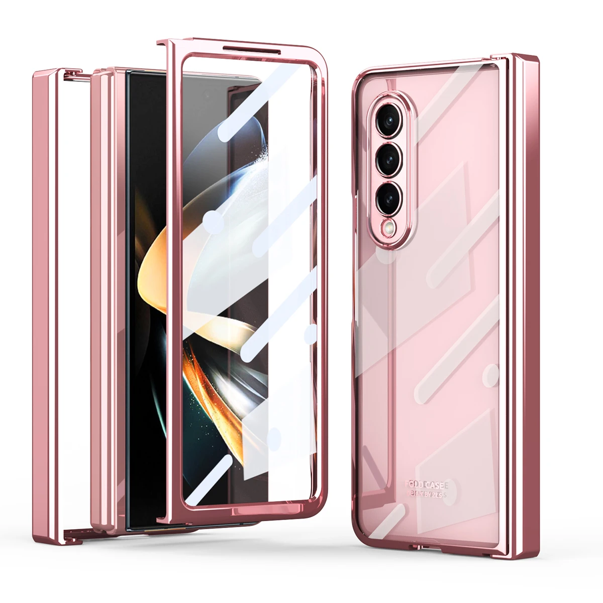 

Clear Full Body Protection Folding Case for Samsung Galaxy Z Fold 4 Fold4 Fold3 Fold5 Fold 3 5 2 5G fold2 Front Glass Film Cover