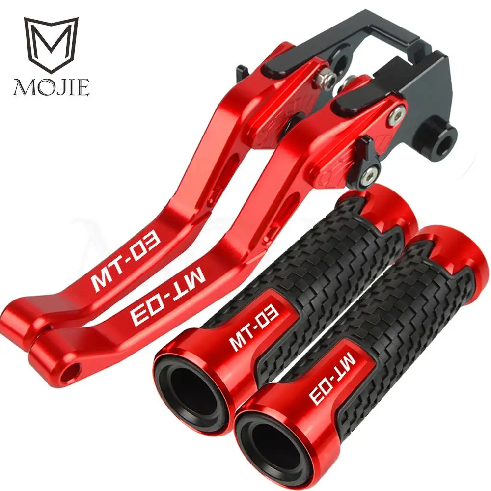 

Motorcycle Accessories For Yamaha MT03 MT 03 MT-03 2005-2006 Adjustable Extendable Folding Brake Clutch Levers Knobs Handlebar