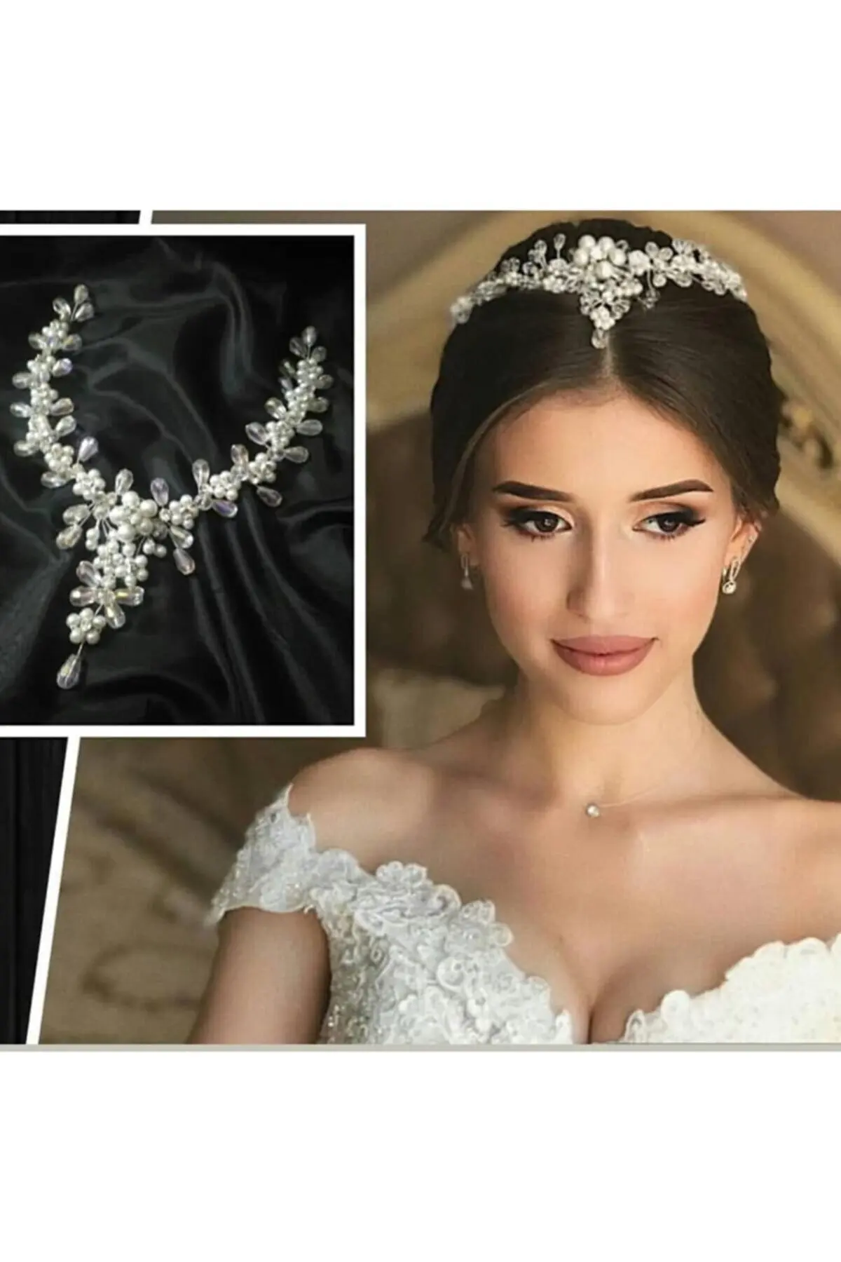 

Bridal Taci Hair Accessory 9383 Charming Bridal Crown wedding Hair Accessories for 2022 Marriage