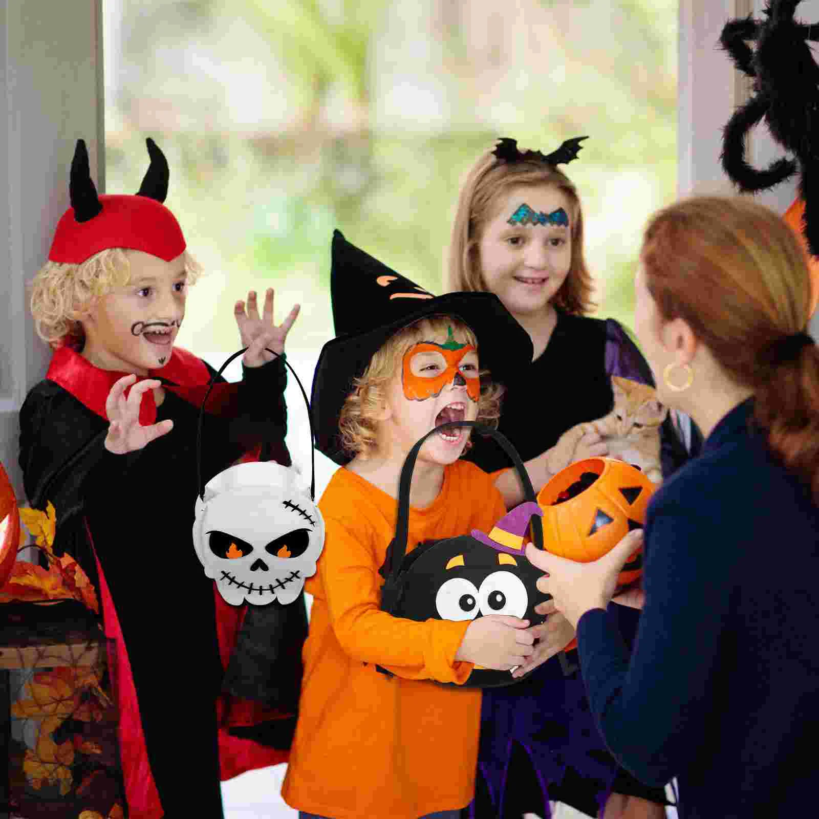 

6 шт., детские сумки для Хэллоуина