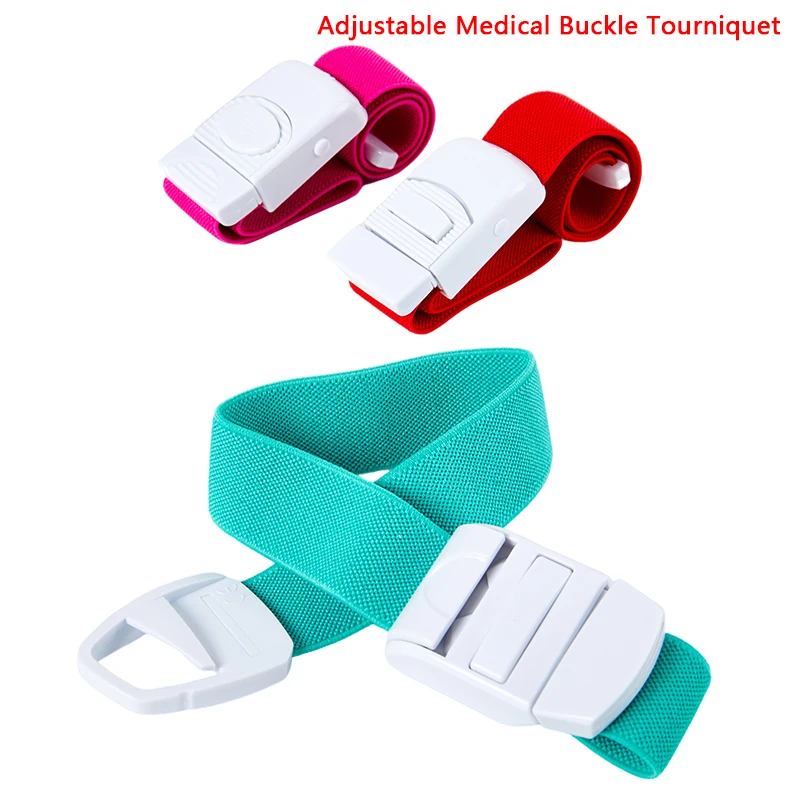 

First Aid Strap Medical Latex-Free Buckle Tourniquet for Outdoor Emergency Stop Bleeding First Aid Survival Kit Elastic Strap