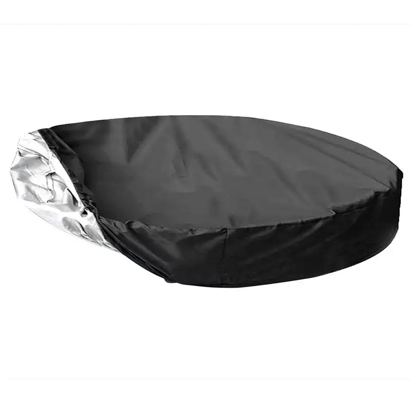 

210D 366*20cm Pool Cover Outdoor Round Leaf Proof Cloth Tarpaulin Dust Cover For Inflatable Swimming Pools Foor Cloth Ground