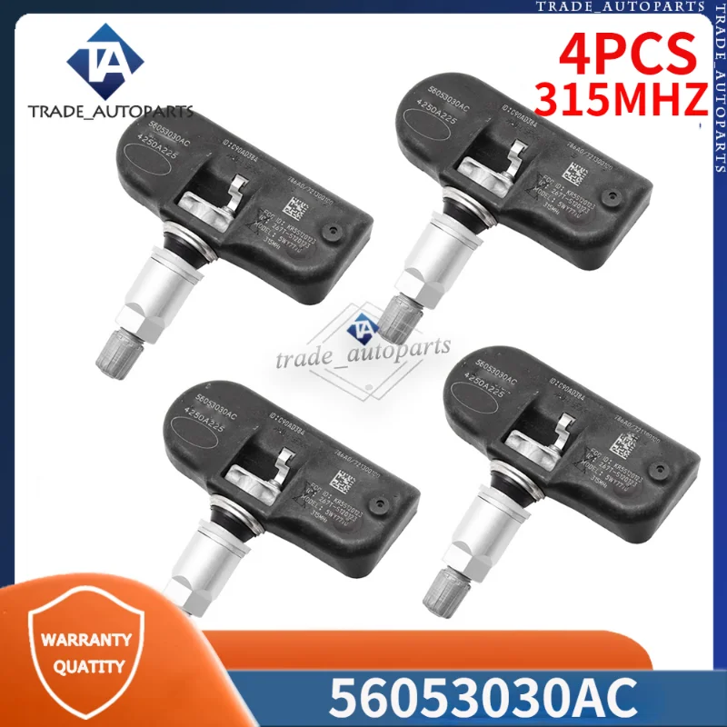 56053030 AC 4250A225 TPMS 315 МГц для Chrysler Sebring Pacifica Dodge Avenger Jeep Liberty Компас Датчик контроля