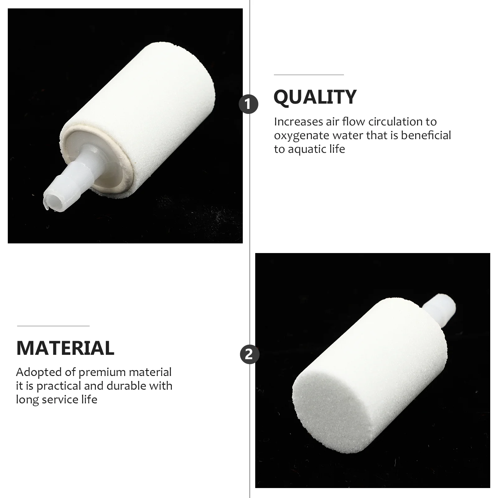 10 шт. озоновый Воздушный камень аквариумный пузырьковый диффузор барботер для