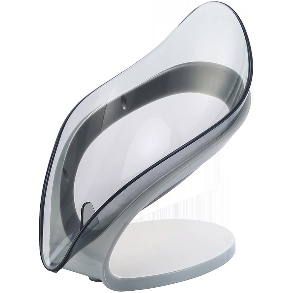 

Soap Holder Leaf Shape Self-Draining Soap Rack Decorative Bar Soap Tray Multi-Purpose Rack For Holding Sponge Brush Anti-Slip
