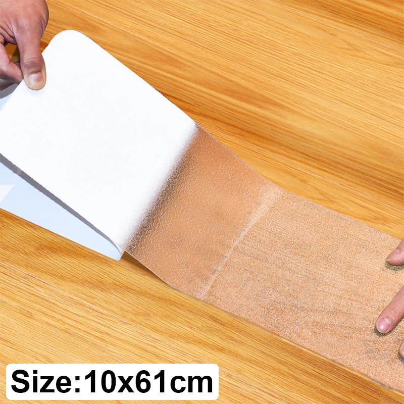 

Самоклеящаяся прозрачная Нескользящая лента PEVA, наклейка на пол для ступенек по лестнице, утолщенная Нескользящая наклейка для ванной комнаты, защита от детей