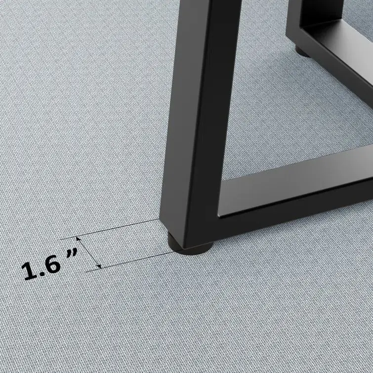 Приставной столик с деревянными полками 2-уровневый деревенский винтажный стол