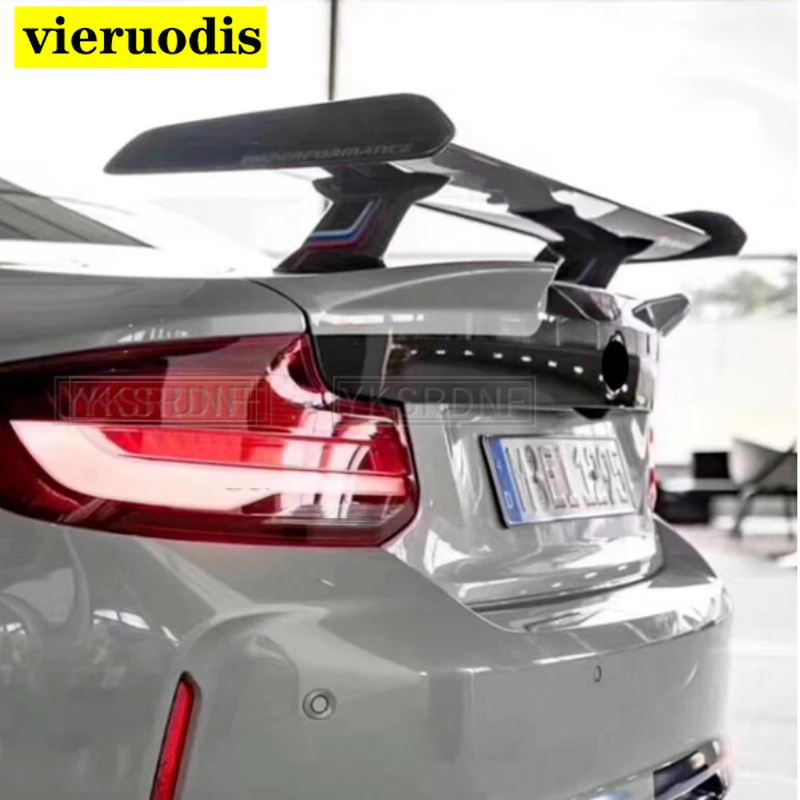 

For BMW 2 Series F22 coupe M2 M3 M4 F87 spoiler 2013 2014 2015 2016 2017 2018 2019 real glossy carbon fiber rear wing MP style