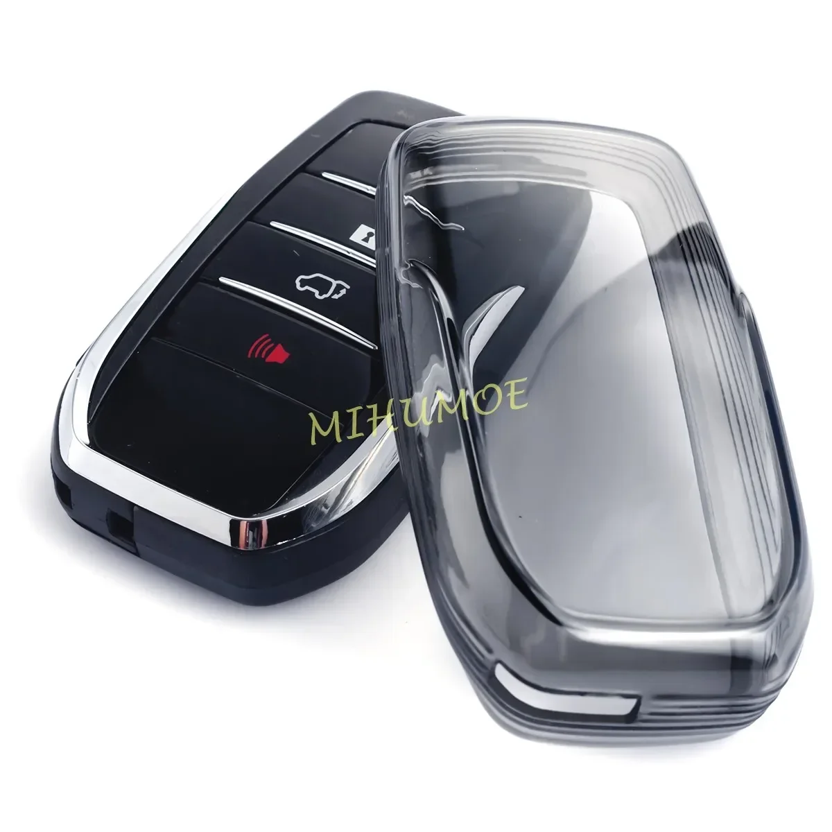 

Черный прозрачный чехол для брелока для Toyota Corolla Cross Yaris Sienna Venza Harrier Hilux Tundra Mirai Land Cruiser Alphard