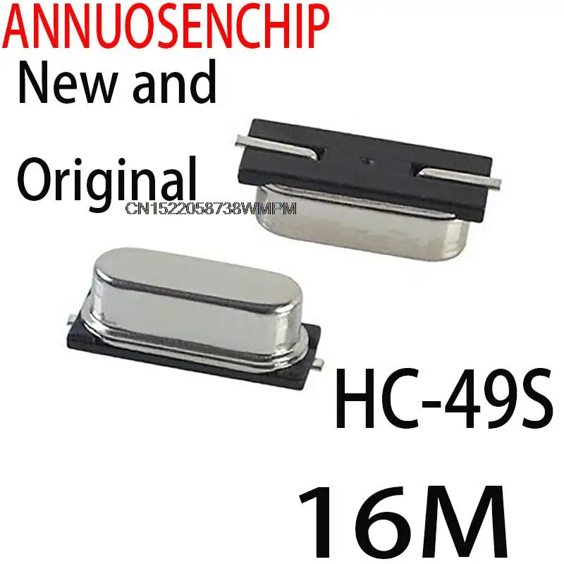 Новые и оригинальные пассивные кристаллы 100 шт./лот 16 МГц патч 49 SMD 000 м кристалл