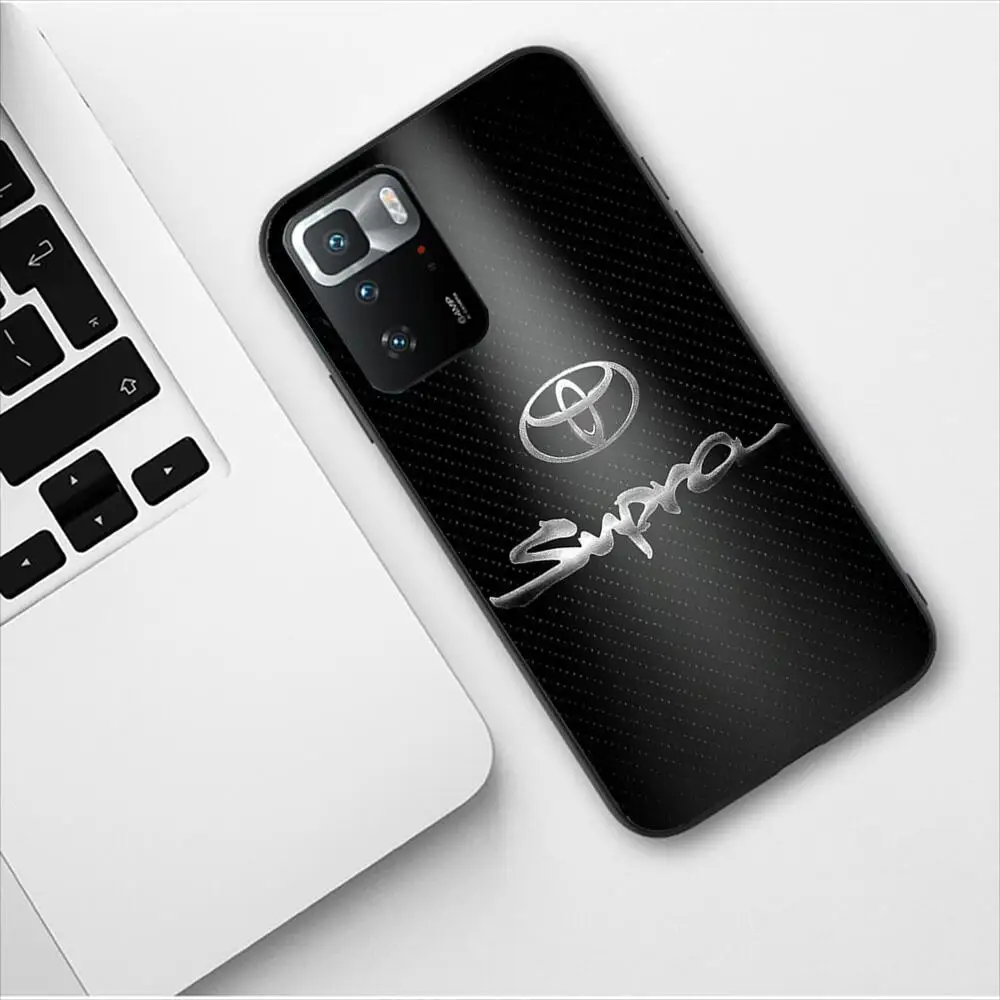 Toyotas Logo Car Fashion Phone Case For Redmi 9 9A 7A 10 8A 10A 8 Note 11 10S 7 11S Plus POCO X3 Pro Soft Silicone Phone Covers