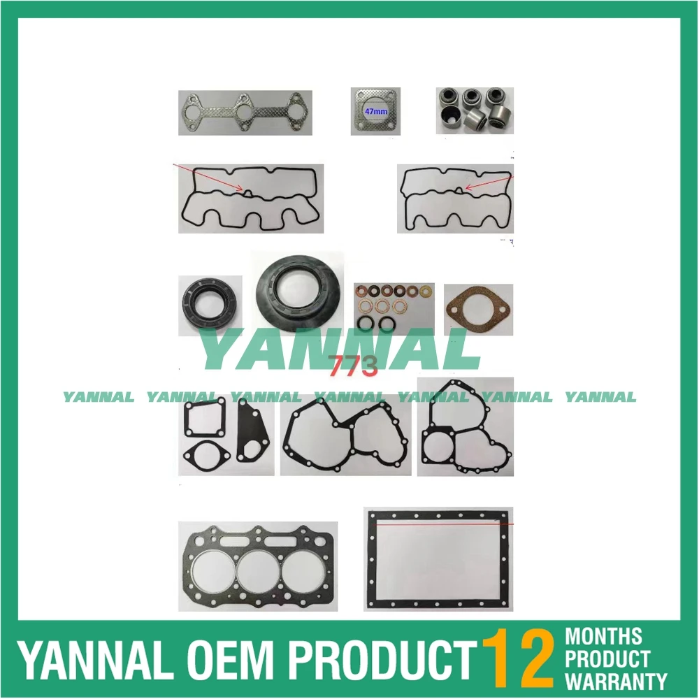 

Full Gasket Kit For Shibaura Perkins S773L Engine Parts