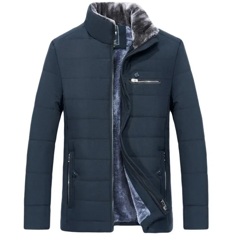 

Parkas Men Winter Jacket High Quality Cotton Padded Wadded Thick Warm Outerwear Men Parkas