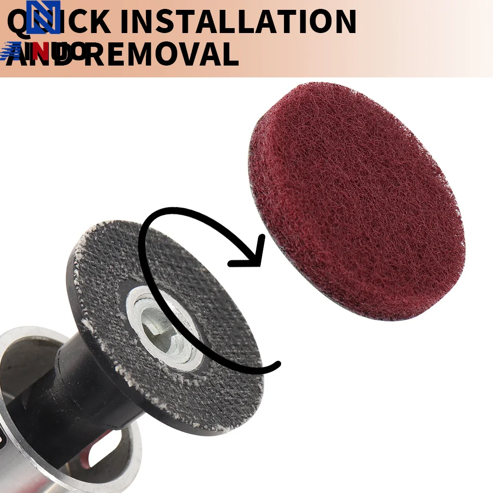 Шлифовальный диск быстросменный 75 мм абразивный полировальный из нейлонового