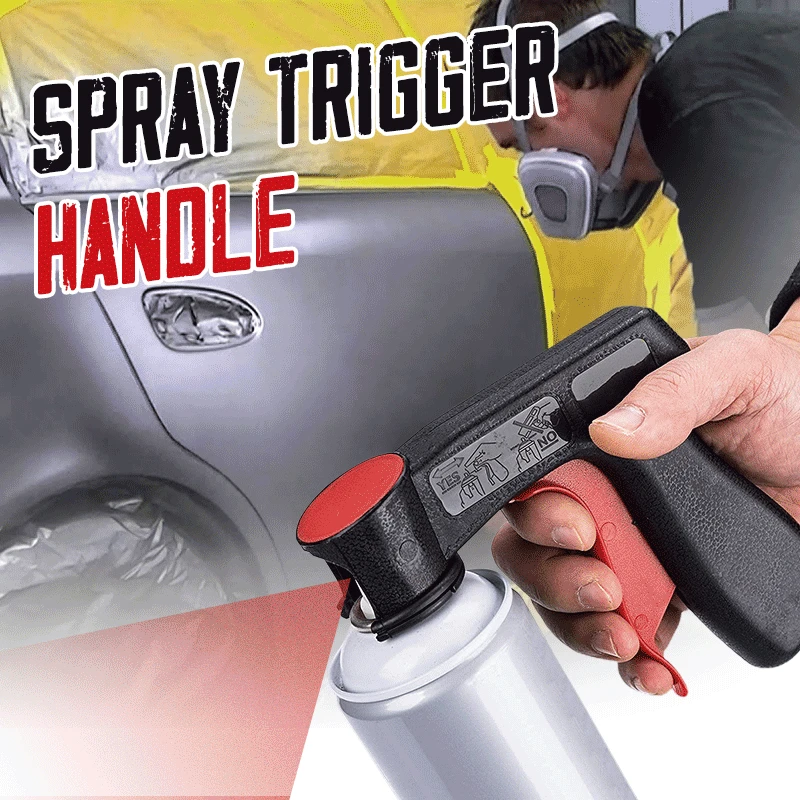 22S pray Gun Adaptor Auto Polishing Paint Care Aerosol Spray Gun Handle with Full Grip Lock Car Maintenance Tool Care Accessorie