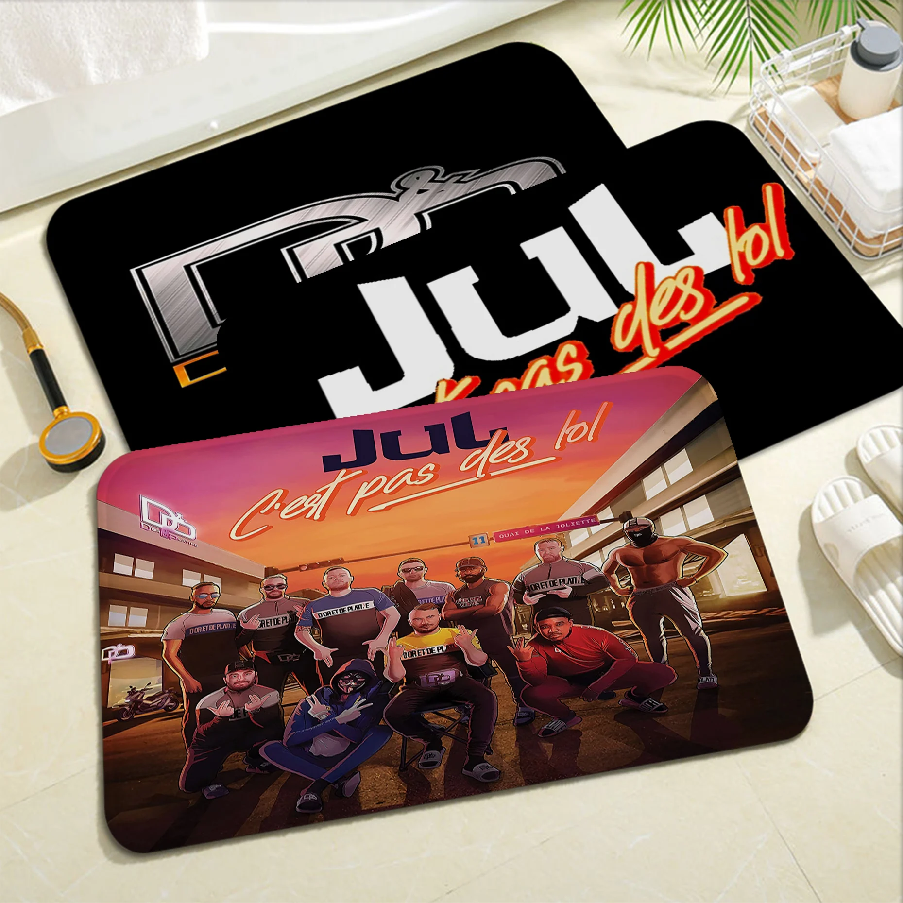 

JuL C'est Pas Des Lol Floor Mat Floor Mat Nordic Style Home Doormat Bathroom-Toilet Mats Bedroom Hotel Decor Mat